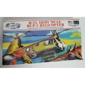Atlantis Aurora 1/48 H-25 Army Mule HUP-2 Helicopter Model Kit A502 NEW